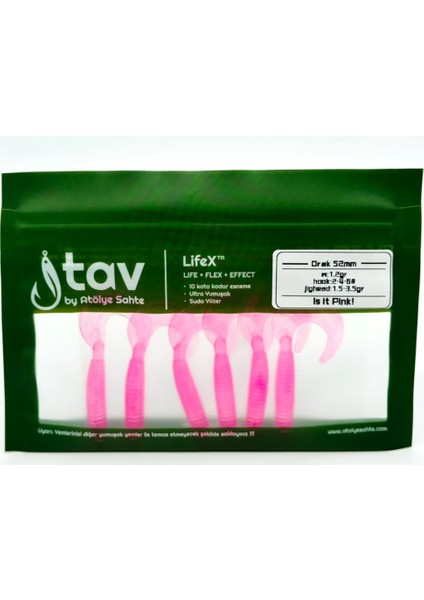 Orak 52MM 6’lı Paket Pink (Uv/glow)