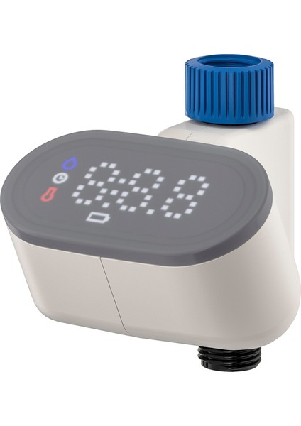 Duş için su sayacı, gri-mavi