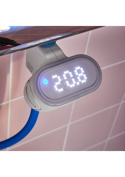 Duş için su sayacı, gri-mavi fiyatları