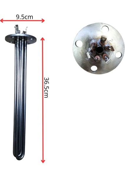 Baymak Termosifon Rezistansı 380 Volt 7500 Watt Adet