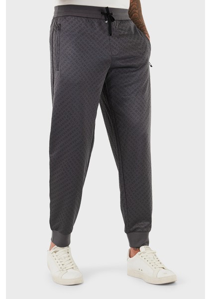 Tamamen Jakarlı Relaxed Fit Lastikli Paça Jogger Pantolon Erkek Pantolon XM001356 AF16259 F8039