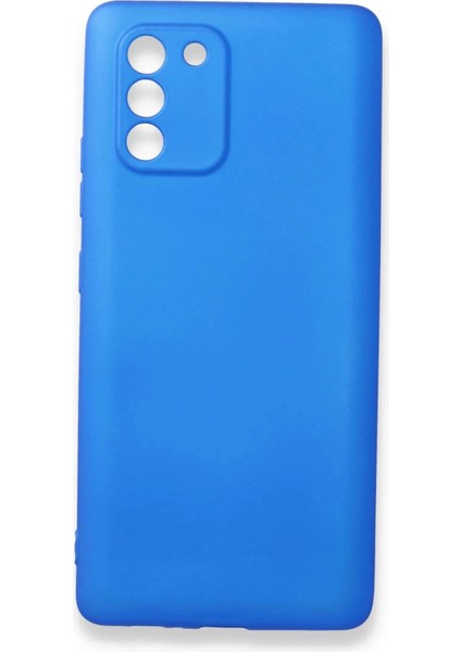 Samsung Galaxy A91 / S10 Lite Kılıf First Silikon - Mavi