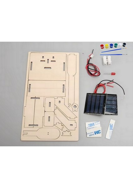 Güneş Gücü Ile Çalışan Sokak Lambası Deney Seti Boya Seti Ile Demonte T-M278 fiyatları