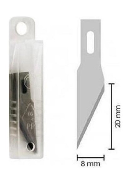 Kretuar Kesim Bıçağı Yedek Uç 10 Ad. (Deri ve Hobi) modelleri