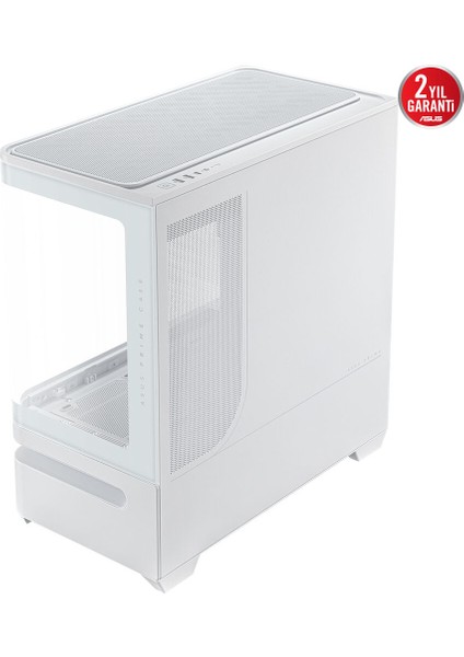 Prıme AP202 Tg Kompakt Matx Uyumlu, Kavisli Cam Paneli, 420MM Gpu Desteği ve Patentli Alt Slot Havalandırma Tasarımıyla Üst Düzey Hava Akışı Beyaz fırsatları