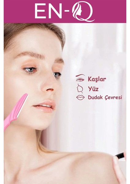 Yüz ve Kaş Tüy Alma Usturası, 12 Adet, Kadın ve Erkek Kullanımı Uygun fırsatları