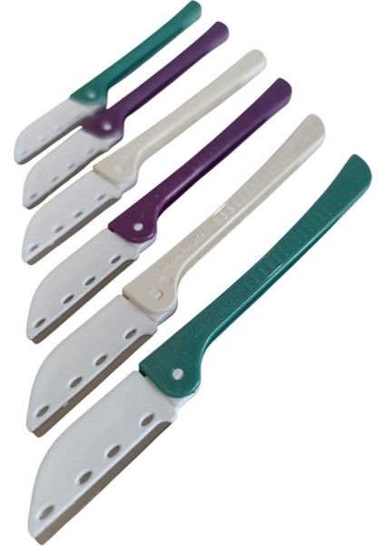 6 Adet Kaş Usturası ve Yüz Jiletleri, Keskin Makaslar, Cımbızlar Seti