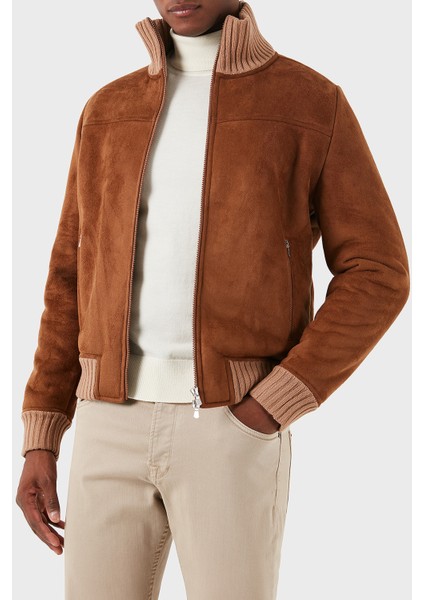 % 100 Yün Regular Fit Dik Yaka Ceket Erkek Ceket 78148 58000 190