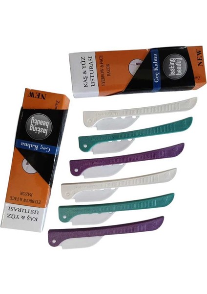 6 Adet Kaş Usturası ve Yüz Jiletleri, Keskin Makaslar, Cımbızlar Seti indirimleri