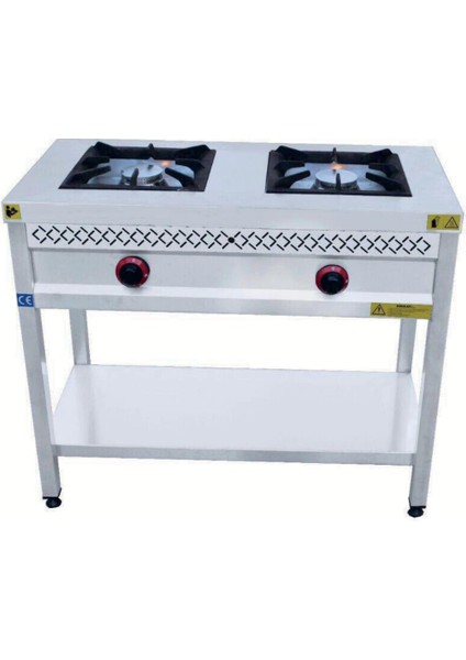 2'li Ayaklı Gazlı Ayaklı Ocak Ce Lpg (Tüp)