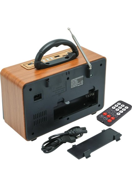 MV-115BT USB - Sd - Fm - Bluetooth Destekli Nostaljik Radyo