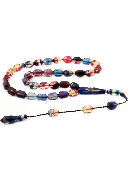 Kübik Kesim Sistemli Sıkma Kehribar Tesbih Tespih fiyatları