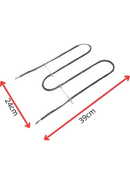 Kumtel Fırın Rezistansı 230 Volt 1000 Watt Telli Adet