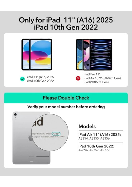 Apple iPad 11. Nesil A16 11 Inc 2025 Rebound Magnetic Aydınlatmalı Klavyeli Kılıf A3354 A3355 fiyatları