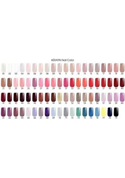 Keratin Nail Color No: 08 Göz Alıcı Parlaklıkta Kalıcı Oje fırsatları