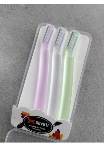 Profesyonel 3'lü Kaş ve Yüz Epilatörü, Bıyık Alma Manüel Ustura fırsatları