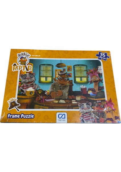 Kukuli ve Dedektif Reptır Temalı Iki Adet 35 Parça Puzzle