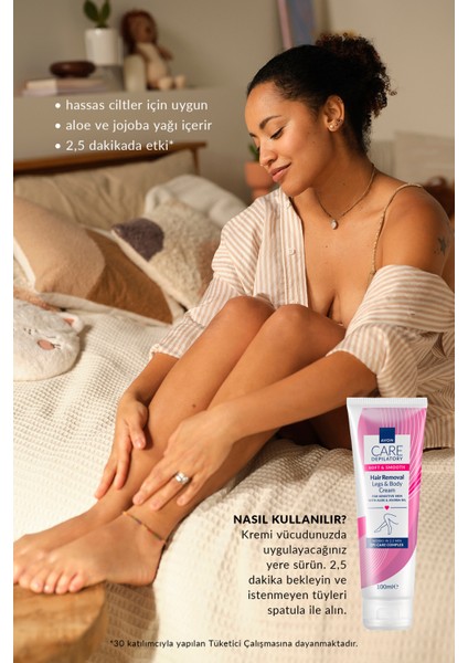 Vücut Için Tüy Dökücü Krem 100 Ml, Pürüzsüz ve Bakımlı Bir Cilt Için modelleri