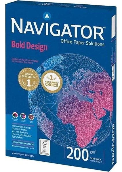 A4 Beyaz Fotokopi Kağıdı 200 gr 1 Paket 150 Sayfa