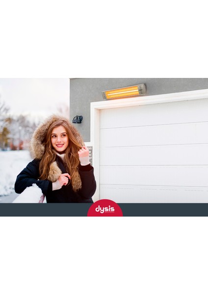 DH-7486 Art Plus Karbon Serisi IP65 Suya-Toza Dayanıklı 2300 W Bej İç/Dış Mekan Isıtıcı indirimleri