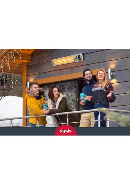 Art Plus Karbon Serisi IP65 Suya-Toza Dayanıklı 2300 W Bej Uzaktan Kumandalı Iç/dış Mekan Isıtıcı indirimleri