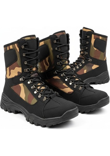 Strike Bağcıklı Günlük Erkek Askeri Postal Bot Siyah Haki fiyatları