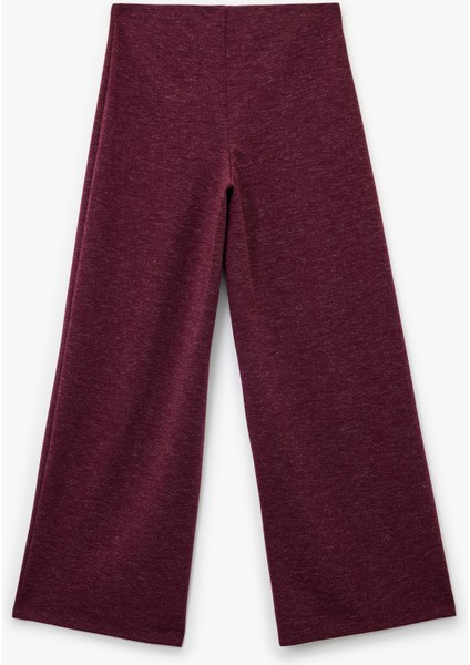 Nervür Detaylı Straight Fit Uzun Geniş Paça Pantolon fiyatları