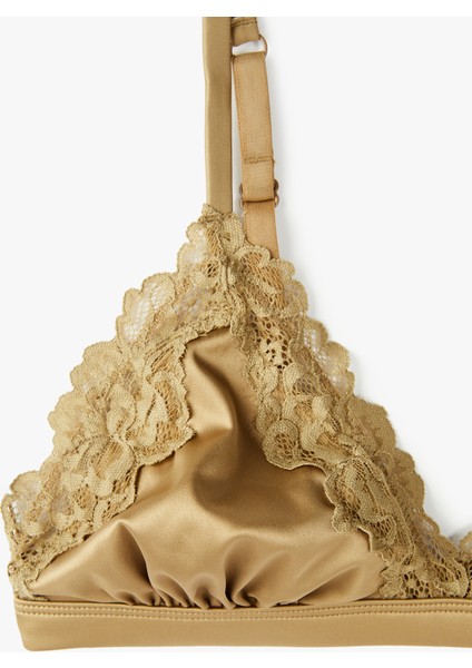 Dantel Detaylı Rahat Kalıp Dolgusuz Balensiz Sütyen fiyatları