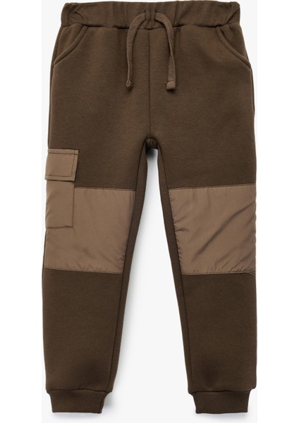 Cep Detaylı Beli Bağcıklı Jogger Eşofman Altı
