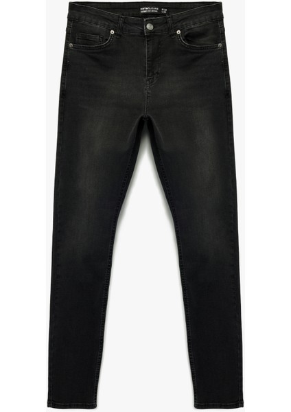 Normal Bel Cepli Pamuklu Skinny Fit Jean Pantolon - Michael Jean fırsatları
