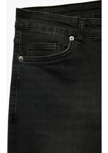 Normal Bel Cepli Pamuklu Skinny Fit Jean Pantolon - Michael Jean