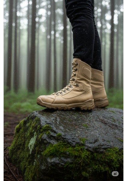 Strike Bağcıklı Günlük Erkek Askeri Postal Bot Kum modelleri