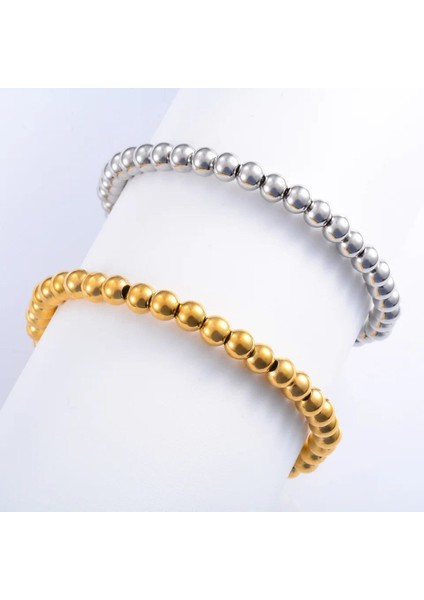 Şık ve Modern 2'li Boncuk Kadın Bileklik Seti