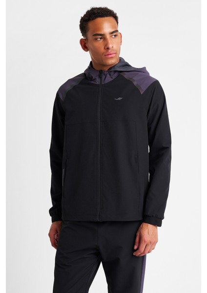 Erkek Fermuarlı Kapüşonlu Sweatshirt 25N-1148