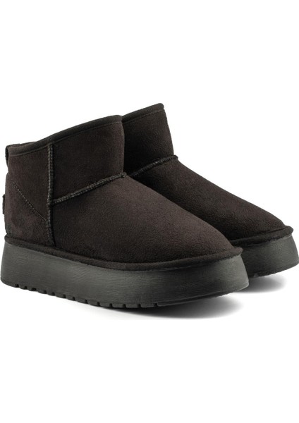 Melbourne Kışlık Kadın Kürk Detaylı Yüksek Taban Bot modelleri