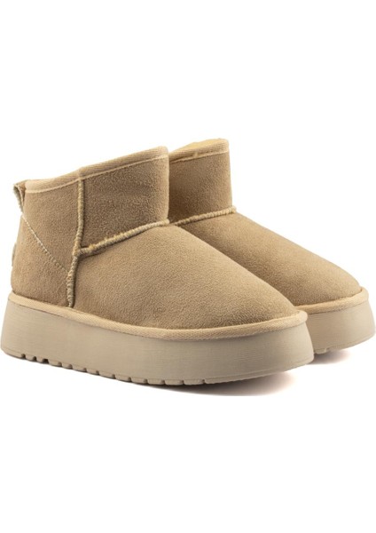 Melbourne Kışlık Kadın Kürk Detaylı Yüksek Taban Bot modelleri