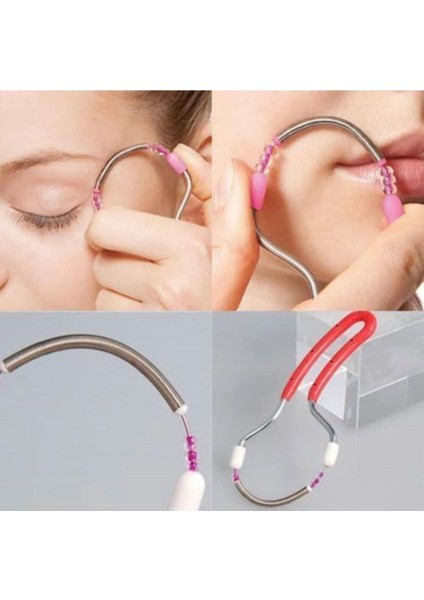 Yaylı Epilatör Yanak ve Kaş Temizleme Aleti, Pratik ve Güvenli Tüy Alma Aracı modelleri