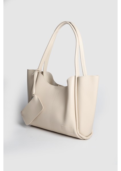 Lagraccio Paris Kadın Sane Bozuk Para Cüzdanlı Omuz Çantası Krem fiyatları