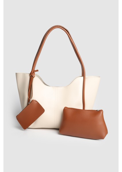 Lagraccio Paris Kadın Sane Bozuk Para Cüzdanlı Omuz Çantası Krem fırsatları