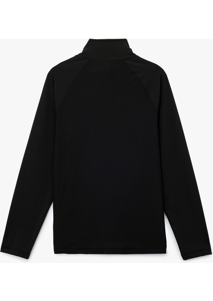 Uzun Reglan Kollu Dik Yaka Yarım Fermuarlı Spor Sweatshirt fiyatları