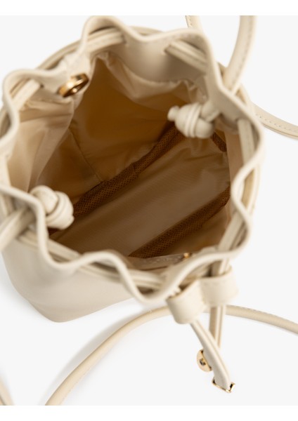 Suni Deri Büzgülü Püsküllü Askılı Çapraz Çanta fırsatları