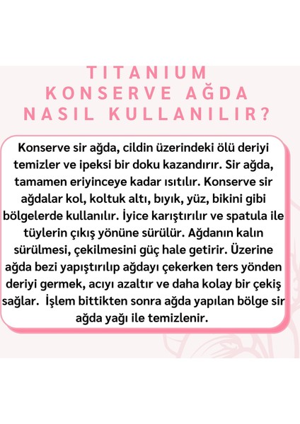 Doğal Konserve Ağda 800 Ml, Bakımlı ve Pürüzsüz Cilt Için Ideal Seçim fiyatları