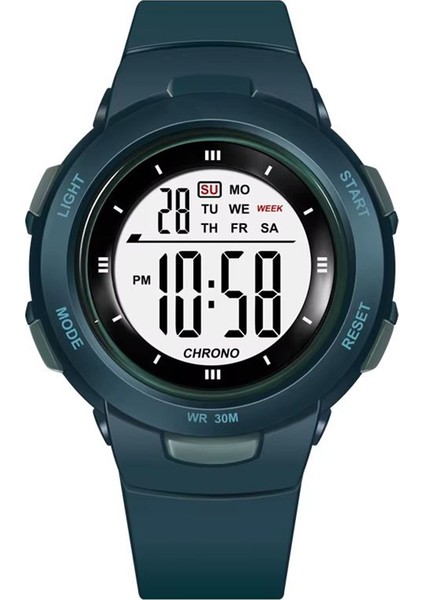 Premium Silikon Kordon Su Geçirmez Çocuk Dijital Kol Saati