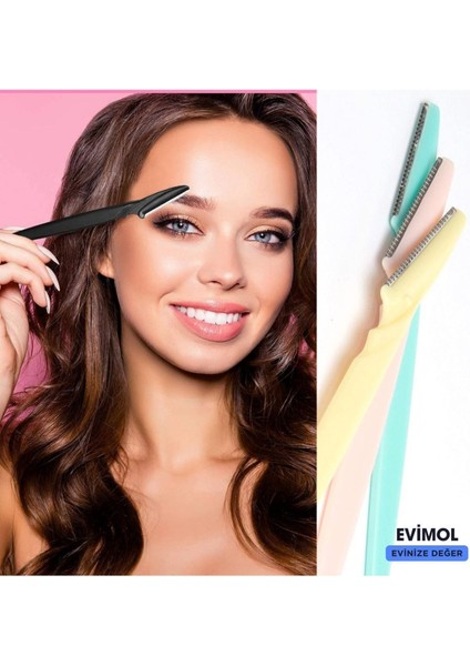 3'lü Yüz ve Kaş Usturası Seti, Epilasyon Jileti, Kadın Kullanımı modelleri