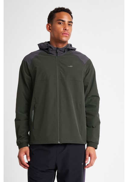 Erkek Fermuarlı Kapüşonlu Sweatshirt 25N-1148