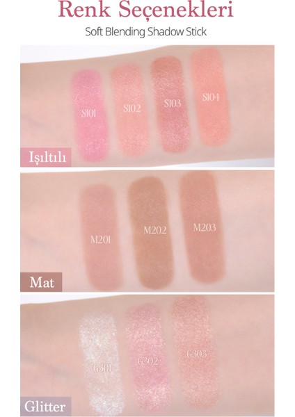 Kremsi, Kolayca Uygulanan ve Sabitlenen Fırçalı Kalem Far Clıo Soft Blending Shadow Stick (G302) fırsatları