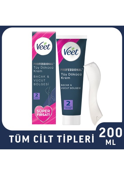 Hassas Ciltler Için 200 ml Tüy Dökücü Krem, Özel Fırsat Paketi