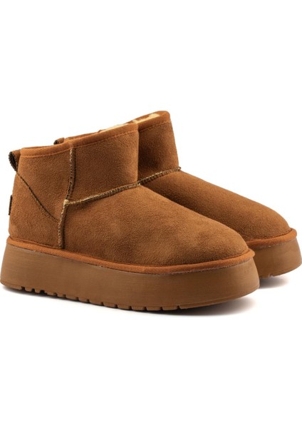 Melbourne Kışlık Kadın Kürk Detaylı Yüksek Taban Bot modelleri