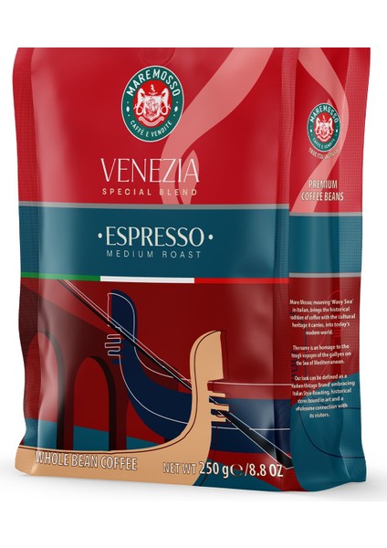 Espresso Venezia Blend 4X250 Gr. (Çekirdek Veya Öğütülmüş) Kahve modelleri