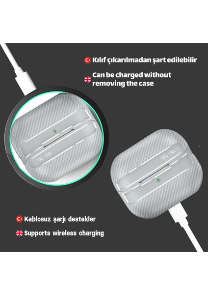 Pro 2. Nesil Uyumlu Karbon Fiber Hybrid Polymer Technology Premium Kulaklık Kılıfı fiyatları